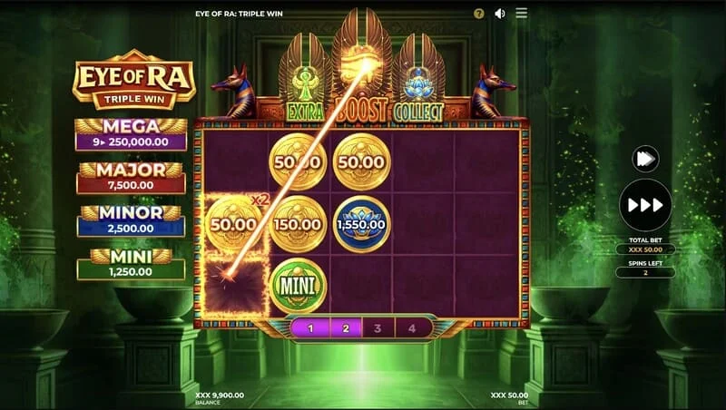 Eye of Ra Triple Win - velika isplata na liniji nakon sakupljanja sanduka